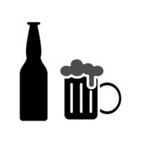 ilustración vectorial gráfico del icono de la cerveza vector