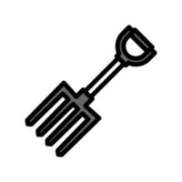 Illustration Vector Graphic of Fork  Garden Icon