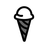 ilustración vectorial gráfico del icono de helado vector