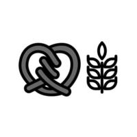 Illustration Vector Graphic of Pretzel Icon