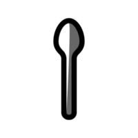 ilustración vectorial gráfico del icono de cuchara vector