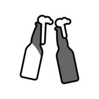 ilustración vectorial gráfico del icono de la cerveza vector