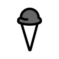 ilustración vectorial gráfico del icono de helado vector