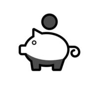 Illustration Vector Graphic of Piggy Bank Icon