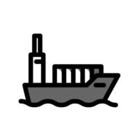 ilustración vectorial gráfico del icono de la nave vector