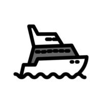 Illustration Vector Graphic of Yacht Icon