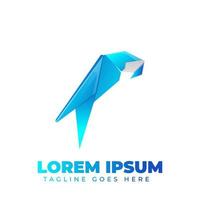 Bird Gradient Logo vector