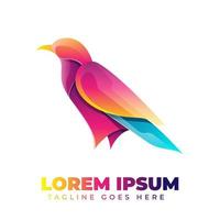 Magpie Gradient Logo Template vector