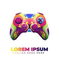 Game Stick Gradient Logo vector