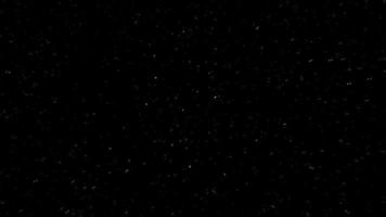 movimento di animazione di shinny stars su sfondo nero. cieli di stelle notturne con sfondo di movimento di stelle scintillanti o lampeggianti. viaggio sullo sfondo dello spazio senza soluzione di continuità. video