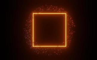 3d render of RGB neon light on darkness background. Abstract Laser lines show at night. Ultraviolet spectrum beam scene photo