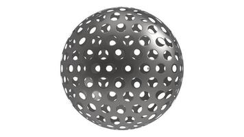 3d gold sphere steel celebration illustration render photo