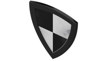 stripes shield wood medieval 3d illustration render photo