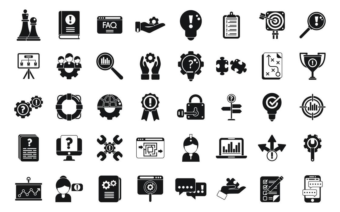Problem Solving Icon Vector Art, Icons, and Graphics for Free Download