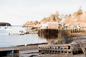 Coast at golden hour photo