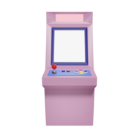 3D arcade machine png