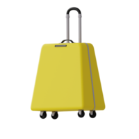 Koffer 3D-Illustrationssymbol mit Sommerthema png