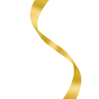 bannière de ruban d'or png