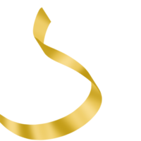 Gold Ribbon Banner png