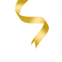 Gold Ribbon Banner png