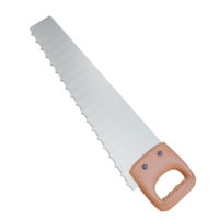 3D saw object with transparent background png