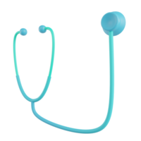 3d render stethoscope object png