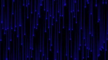 Abstract square grid particle falling animation background video