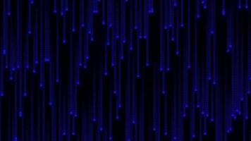 Abstract square grid particle falling animation background video