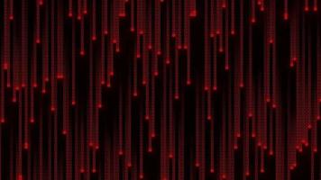 Abstract square grid particle falling animation background video