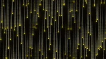Abstract square grid particle falling animation background video