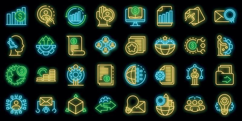 Neon Icons Vector Art, Icons, and Graphics for Free Download