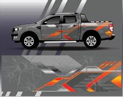 gráficos de calcomanías de envoltura de automóviles. carreras de grunge de rayas de águila abstractas y fondo deportivo para librea de carreras o adhesivo de vinilo de coche de uso diario vector