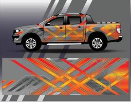 gráficos de calcomanías de envoltura de automóviles. carreras de grunge de rayas de águila abstractas y fondo deportivo para librea de carreras o adhesivo de vinilo de coche de uso diario vector