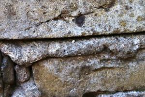 Old brick wall. Texture of old weathered brick wall panoramic background photo