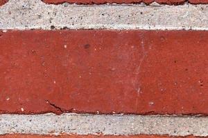 Old brick wall. Texture of old weathered brick wall panoramic background photo