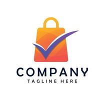 Shopping bag  logo vector