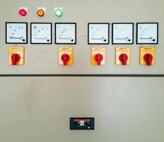 Electrical control panel photo