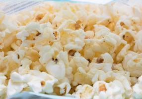 Soft butter popcorn. photo