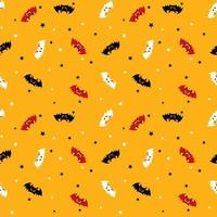 Bat seamless repeat all over pattern vector