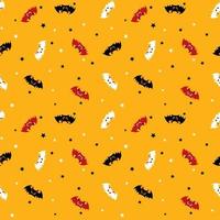 Bat seamless repeat all over pattern vector