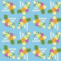 Fruit seamless repeat all over pattern vector