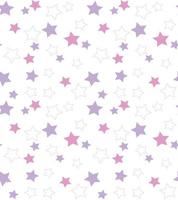 Stars seamless repeat pattern print vector