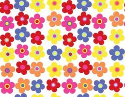 Floral seamless repeat pattern print vector