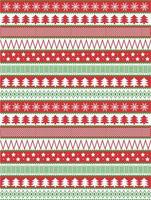 Winter sweater styled seamless pattern vector