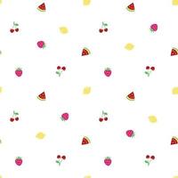 Fruit seamless repeat all over pattern vector