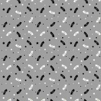 Bat seamless repeat all over pattern vector