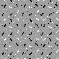 Bat seamless repeat all over pattern vector