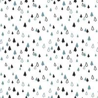 Trees repeat seamless pattern print vector