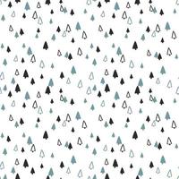 Trees repeat seamless pattern print vector