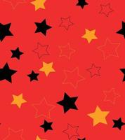 estampado de patrones repetidos sin costuras de estrellas vector